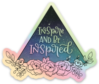 Holographic Vinyl Stickers / Inspired and Be Inspired