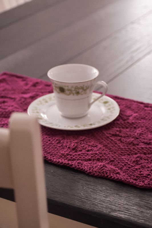 HOME DECOR KNITTING PATTERN: The Catalina Placemat