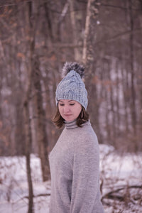 The Mary Hat Knit Pattern in Super Bulky yarn.