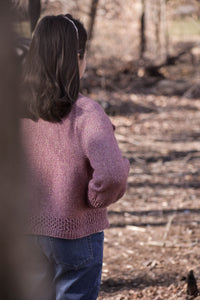 Cardigan Knitting Pattern: The Candlewood Cardigan. Child size